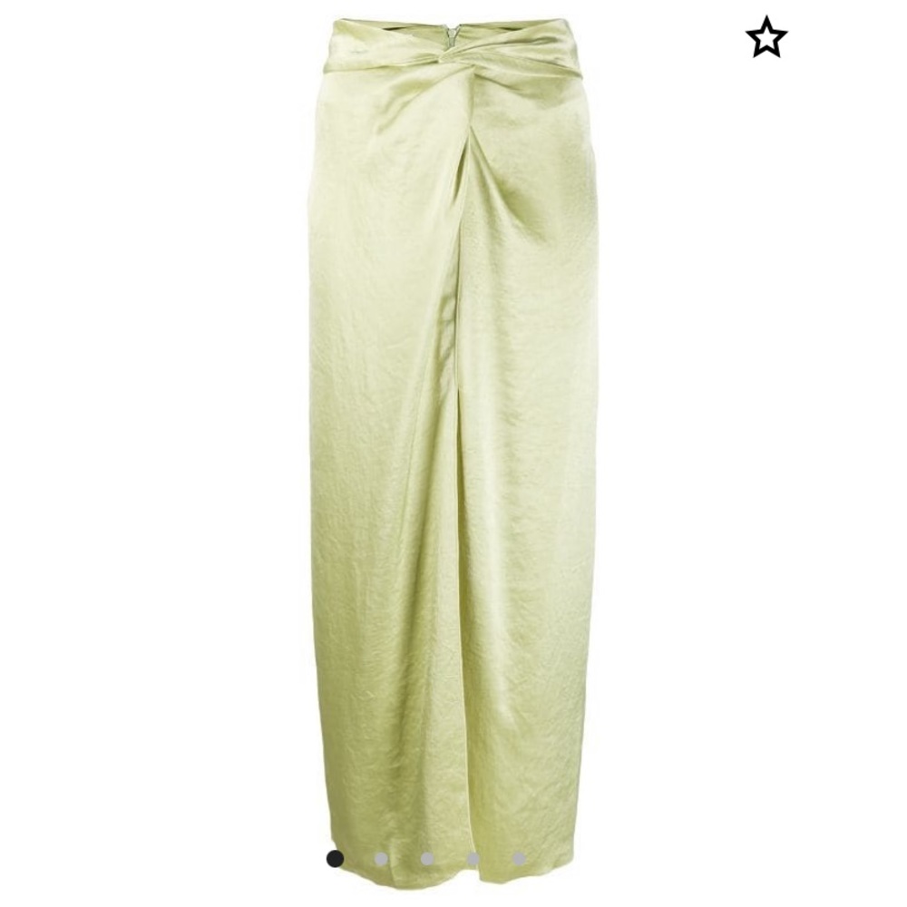 Nanushka Samara Hammered-satin skirt
